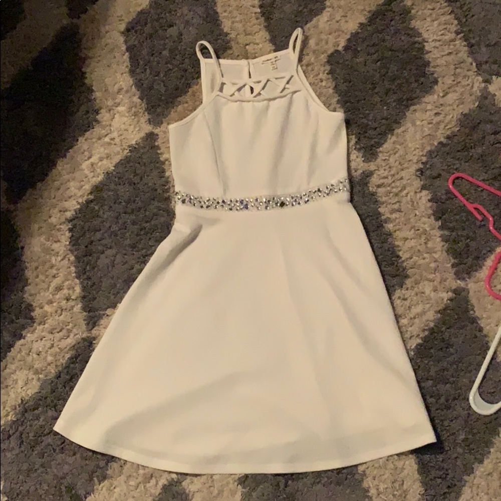 Girls white dress